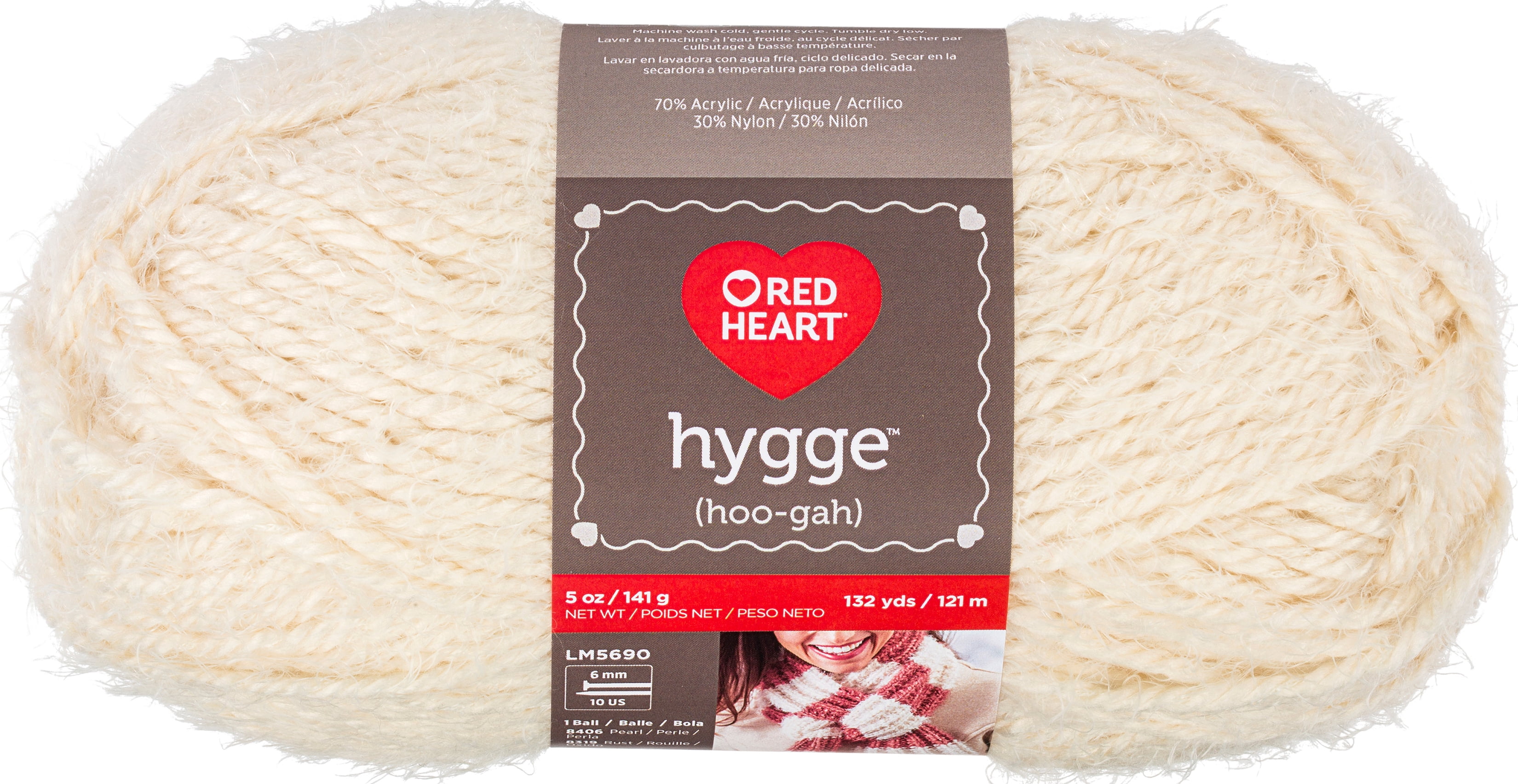 Red Heart® Hygge™ Yarn, Acrylic-Nylon #5 Bulky, 5oz/141g, 132 Yards