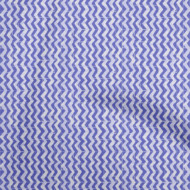 oneOone Cotton Flex Medium Purple Fabric Chevron Craft Projects Decor Fabric Printed By The Yard 40 Inch Wide