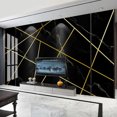 thumbnail image 1 of 3D Wallpaper Gold & Black Marble SKU# WAL0113, 1 of 1