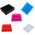 thumbnail image 3 of 20 Cavity Food Grade silicone Flexible Reusable Stackable Ice cube molds Easy Release Ice Cube Tray Molds, 3 of 7