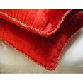 thumbnail image 4 of The HomeCentric Housses de Coussin Décoratives Rouges 22"x22 Pouces (55x55 cm), Coussins Décoratifs en Velours pour Sofa, Motif Uni Style Moderne - Rouge Scintillant, 4 of 5