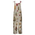 thumbnail image 5 of TIMIFIS Christmas Rompers For Women Ladies Printed Sleeveless Backless Loose Long Playsuits Rompers Jumpsuit with Pocket pring, 5 of 5