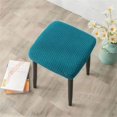 thumbnail image 4 of Harpily Vanity Stool Covers Square Dining Chair Seat Covers for Wedding Party Bar Hotel Stretch Stool Cover With Non Slip Design, 4 of 4
