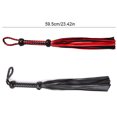 thumbnail image 2 of Horse Riding Whip Accessories Outdoor Sport Artificial Leather Pony Lash Tool Handle Spanking Horses Ride Crop Training Fitting black, 2 of 8