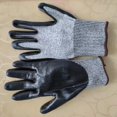 thumbnail image 1 of 4 Pairs Cut Resistant Protective Work Gloves Cut Liner Palm Dipped PU Safety Work Glove, 1 of 3