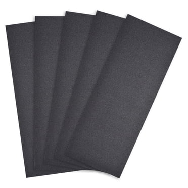 Unique Bargains Waterproof Sandpaper, Wet Dry Sand Paper Grit of 240, 9 x 3.7inch 5pcs