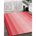 thumbnail image 3 of Ahgly Company Tapis d'Intérieur Rectangulaire Transitionnel Lavable à la Machine, Corail Clair Rose, 8 Pieds x 12 Pieds, 3 of 7