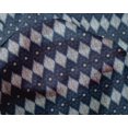 thumbnail image 4 of oneOone Silk Tabby Fabric Argyle Style Ikat Print Sewing Fabric BTY 42 Inch Wide, 4 of 4