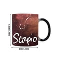thumbnail image 3 of EGNMCR Twelve Constellations Ceramic Color-changing Cup Coffee Tea Cup Constellation glass, 3 of 5