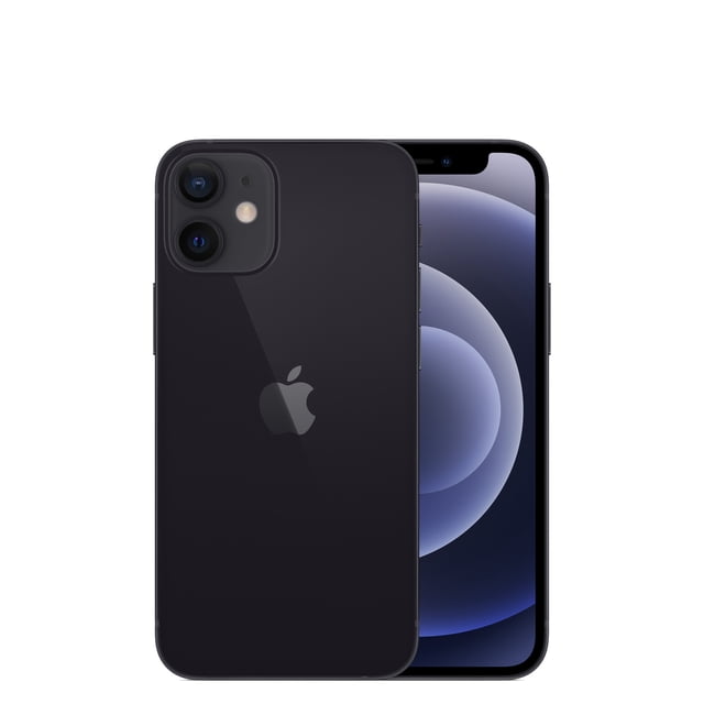Remis à Neuf (Excellent) - Apple iPhone 12 mini 128 Go Téléphone Intelligent - Noir - Déverrouillé