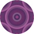 thumbnail image 1 of Ahgly Company Tapis d'Intérieur Lavable en Machine Carré Transitionnel Orchidée Violet, 3 Pieds Carré, 1 of 7
