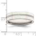 thumbnail image 4 of 925 Sterling Silver 6mm Polished Fancy Size 13 Band Ring, 4 of 4