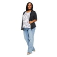 thumbnail image 2 of Iyla Women's Plus Hacci Fooler Top, 2 of 6