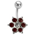 thumbnail image 1 of BodyJewelryOnline Belly Button Ring Navel Piercing surgical steel 14G Navel Rings Belly Piercing, 1 of 5