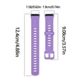 thumbnail image 3 of BotaniNest Premium Silicone Sports Sweat Proof Solid Color Watch Band With Convenient Adjustment And Wide Compatibility Compatible With Smartwatch, 3 of 6