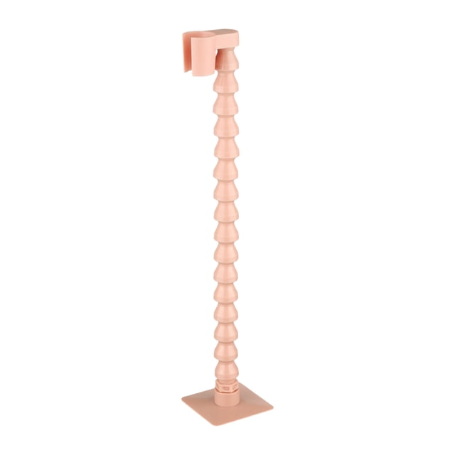 Flexible Bathroom Wall Mount Adjustable Hand Held Shower Head Holder Toilet Paper Holder Flexible Bathroom Storage Rack Shower Head Holder Towel Rack Bottle Dryer Rack Small Kitchen Pad Scouring Pad