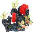 thumbnail image 4 of 2 Pcs Décoration Aquarium Aquarium Rocher Simulation Aménagement Paysager Montagne, 4 of 8