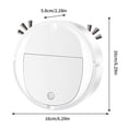thumbnail image 3 of HOZADOIE Sweeping Robot Cleaning Supplies Sweeping Robot Mop Sweep and Suction Three-In-One Cleaning Machine Lazy Vacuum Cleaner Home Appliances Small Gifts, 3 of 5