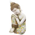 thumbnail image 4 of Northlight Resting Mosaic Buddha Outdoor Ceramic Garden Statue - 17", 4 of 6