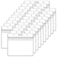 thumbnail image 1 of 20 Pcs Plastic ID Card Holder Clear Plastic Horizontal Badge Holder, Waterproof Name Tags Badge Holders, 1 of 5