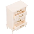 thumbnail image 4 of Shisuyan Armoire Miniature Blanche Lot de 1 2.16X1.34X0.86 Po, 4 of 9