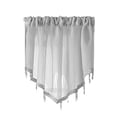 thumbnail image 2 of Meitianfacai Solid Color Short Curtains - Household Triangular Valance Curtains, Through Rod Style for Easy Installation, Suitable for Windows, Kitchens, and Bathrooms, 2 of 9