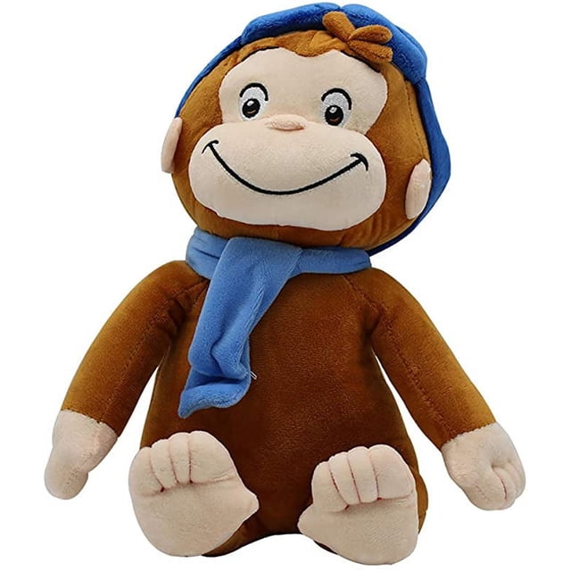 Curious George Doll Toy Elf Holiday MONKEY Stuffed Animal Plush / 30cm