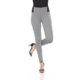 thumbnail image 1 of White Mark Pantalon Ajusté Jacquard pour Femmes, 1 of 5