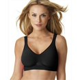 thumbnail image 1 of Bali Comfort Revolution 3484 Smart Size Wirefree Bra Size Extra Small, Black, 1 of 1