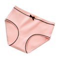 thumbnail image 1 of Culottes en Coton pour Femmes et Filles, Rayures, Nœud, Taille Midi, 1 of 8