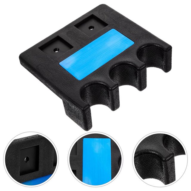-Edward Billiard Cue Holder Billiard Table Accessories Billiard Cue Rack Cue Stick Holder with 2 Cue Chalk Cubes
