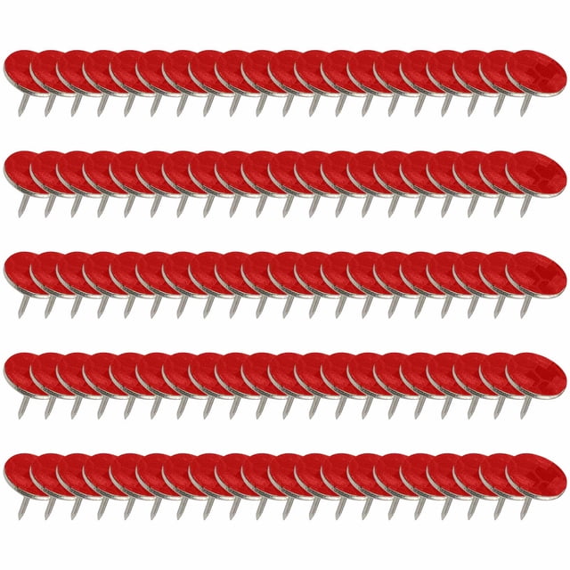 Guoxiu Liquidation Lot de 100 Pointes Réfléchissantes Pointes de Marquage de Sentier Pointes Lumineuses Marqueurs de Sentier Réfléchissants Pointes Réflectrices de Chasse Pointes de Pouce Réfléchissantes pour Sentier pour Chasse Randonnée Camping Support d'Arbre