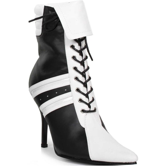 Ellie Shoe E-457-REF 4.5" Heel Ankle Referee Boot 10 / Black