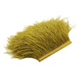 thumbnail image 4 of tredstone 1 Yard Dyed Ostrich Feather Fringe Trim Ribbon Embellishment Army green, 4 of 8