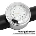 thumbnail image 2 of Arealer Universal Motorcycle Handlebar Meter Clock Waterproof Replacement for Motorcycles Bicycles 22mm-25.4mm7/8 ''- 1'' Handlebars Black Shell Black Dial Clock, 2 of 7