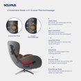 thumbnail image 4 of Nouhaus Heated Classic Massage Chair Full Body and Spot Massaging Recliner with Ottoman, Bluetooth Speaker, in-Chair Charger., 4 of 5
