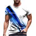 thumbnail image 2 of EGNMCR T-Shirts pour Hommes, Col Rond Décontracté, Impression Numérique 3D, Pull de Sport, Manches Courtes, Blouse, Cadeaux pour Hommes, 2 of 4