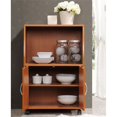 thumbnail image 3 of Pemberly Row Microwave Kitchen Cart in Cherry, 3 of 5