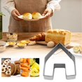 thumbnail image 2 of Kitchen Biscuit Moulds Christmas House Cookie Cutter Cookie Tool Cookie Cutter Baking Tool Cookie Set Stainless Cookie Cutter Cake Cookie Ring Baking Tool, Kitchen Biscuit Moulds, 2 of 9