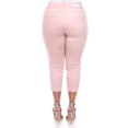 thumbnail image 4 of White Mark Jeans Capri pour Femmes Grande Taille, 4 of 5