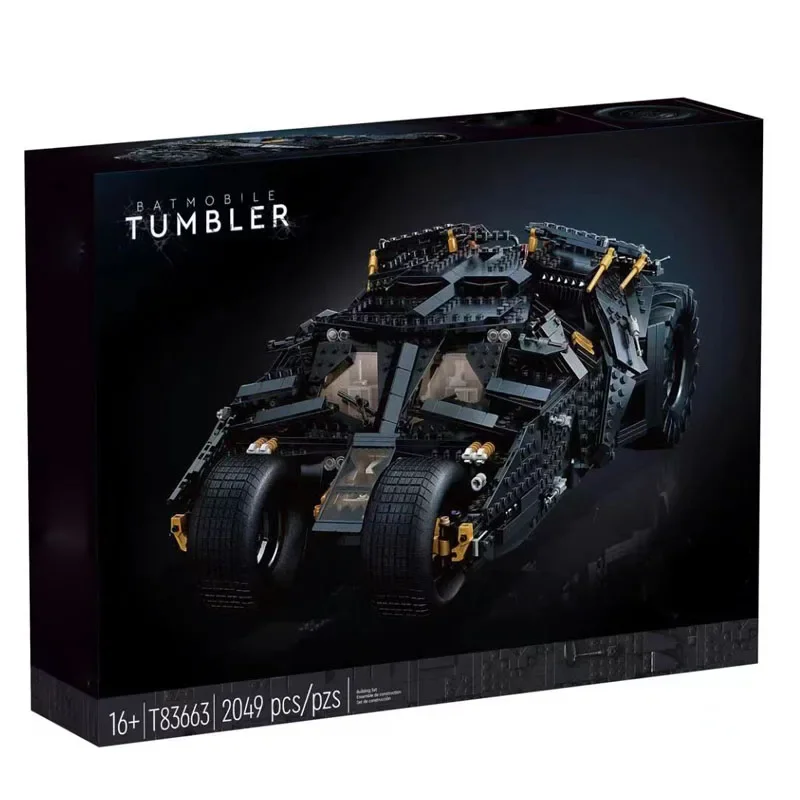 Hot Toy 2049PCS Pellets Bricks The Batmobile Tumbler BatPod Motorcycle Set Model Building Blocks Boys 76240 Gifts Kids Toys