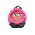 thumbnail image 1 of HEVIRGO Mountain Bike Bicycle Steel Cable 4-Digit Number Security Coded Combination Lock, 1 of 10