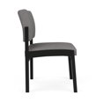 thumbnail image 4 of Lenox Steel Reception Waiting Armless Guest Chair / Black Steel / Light Gray, 4 of 5