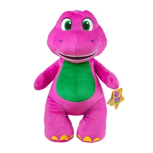 Fisher-Price Barney’s World Jumbo Barney Plush, 26-inch Figure, Large Scale & Soft Texture