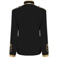 thumbnail image 3 of Qertyioot Hauts pour Hommes Mode Veste Décontractée Extérieur Manches Longues Manteau Chaud, 3 of 5