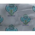 thumbnail image 4 of oneOone Georgette Viscose Fabric Floral Block Printed Craft Fabric BTY 42 Inch Wide, 4 of 4