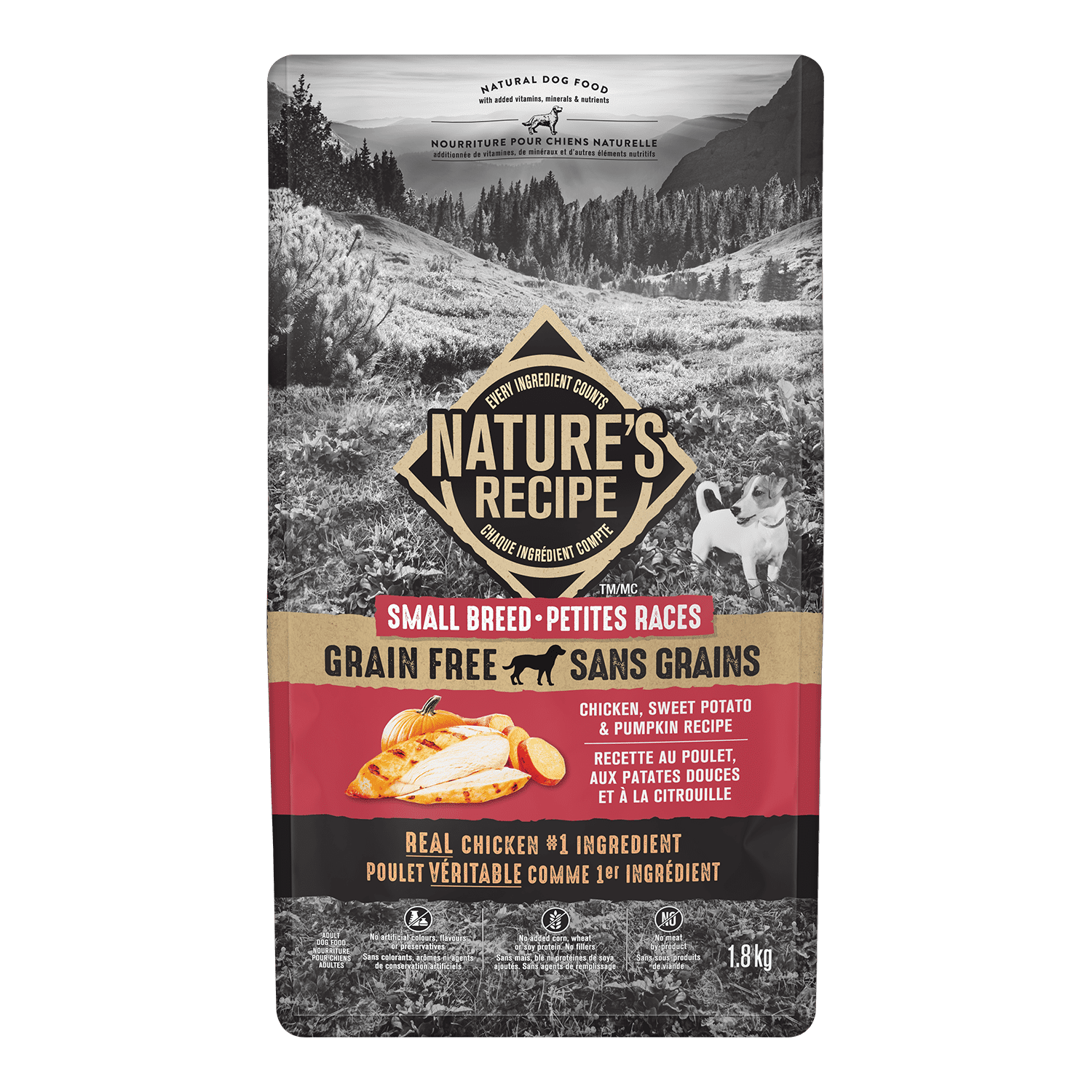 Natures Recipe 1.8KG Grain Free Small Breed Dog Food