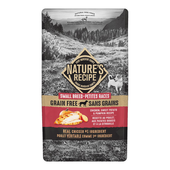 Natures Recipe 1.8KG Grain Free Small Breed Dog Food