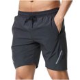 thumbnail image 1 of Diufon Men's Athletic Shorts Drawstring Waisted Outdoor Sport Shorts Spring Summer Hiking Shorts with Pockets, 1 of 4