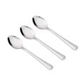 thumbnail image 4 of Mainstays 3-Piece Lace Pattern Dinner Spoons Silver, Adult Spoons, 4 of 9